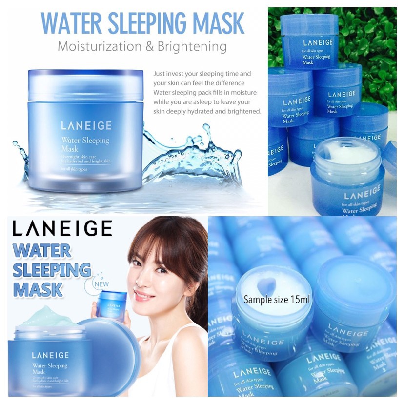 Jual Laneige Water Sleeping Mask Sample 15ml Shopee Indonesia