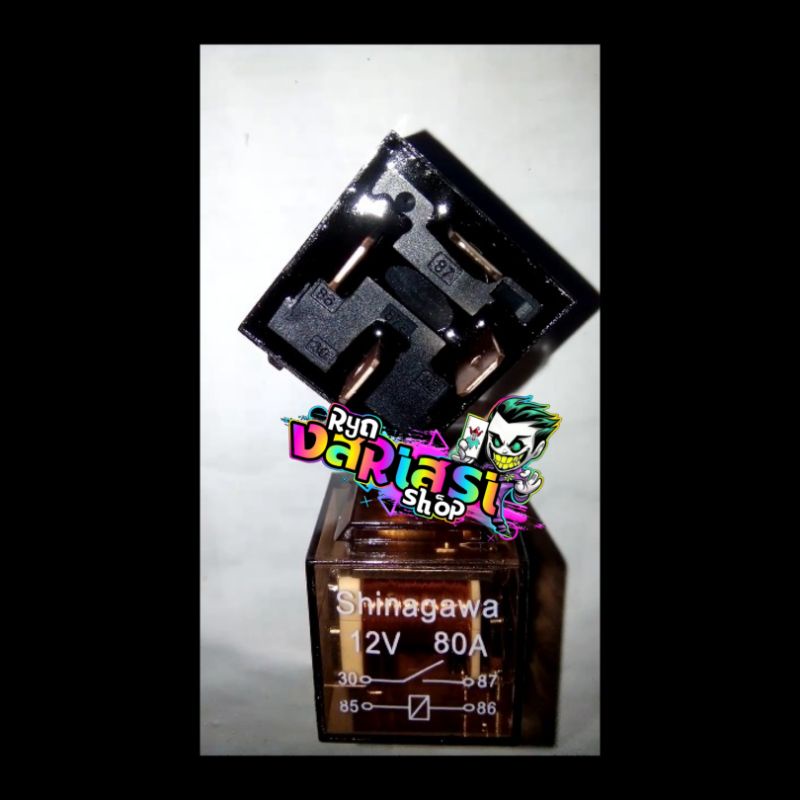 Jual Relay klakson transparan / bening 4 kaki riley klakson Shopee