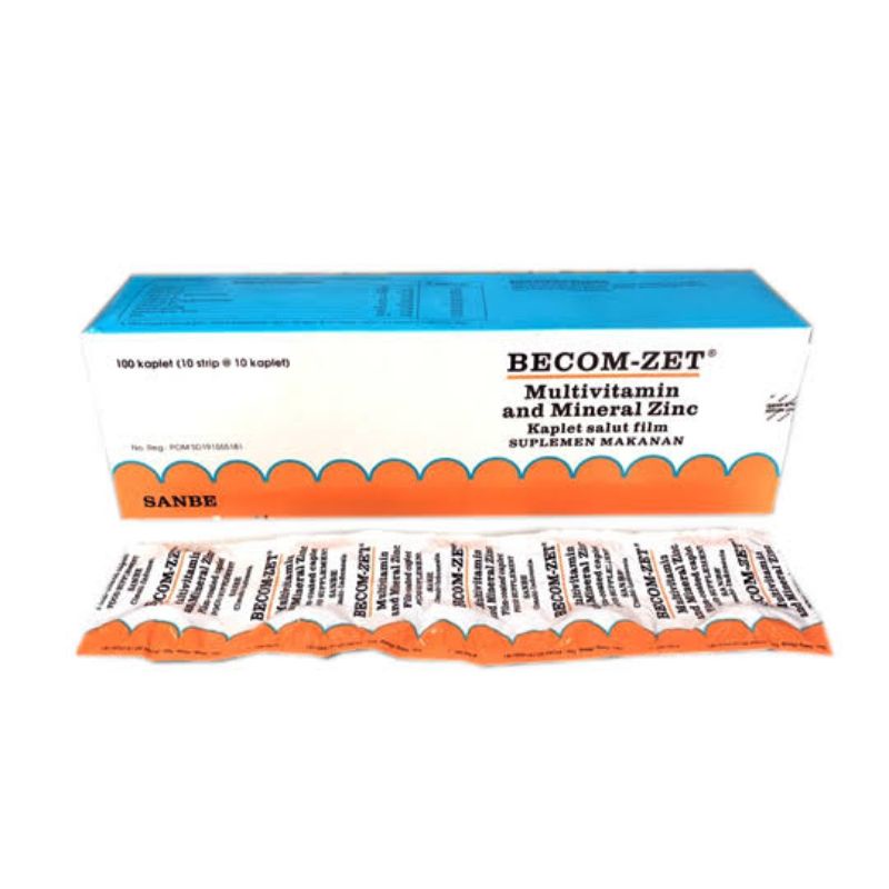 Jual ZET/Tablet multivitamin dan mineral 10 kaplet Shopee