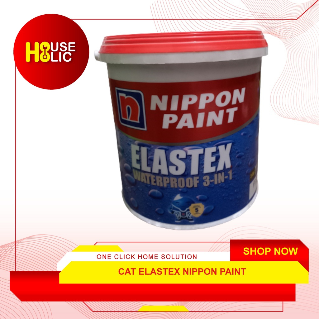 Jual Cat Elastex Waterproof 4 KG Cat Elastek 3 in 1 Pelapis Anti Bocor