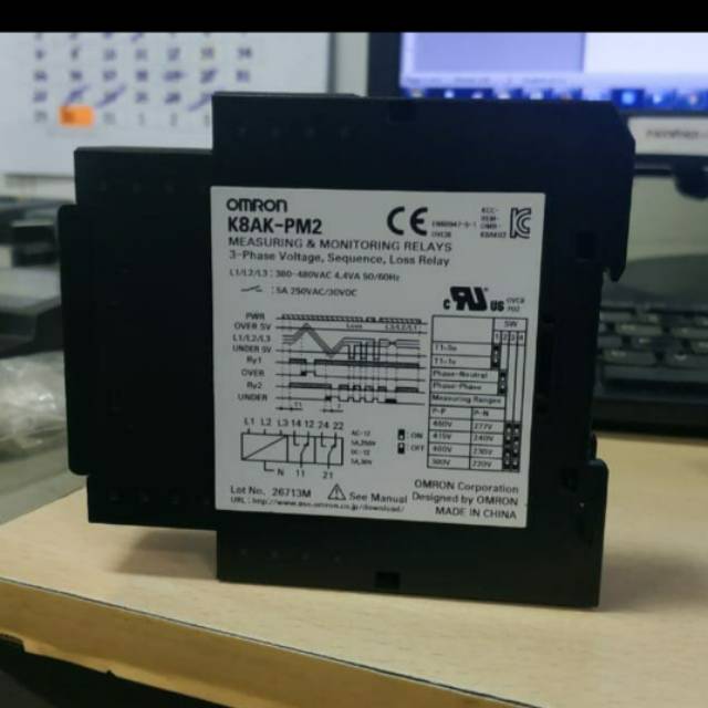 Jual Monitoring Relay Omron K8AKPM2 Shopee Indonesia