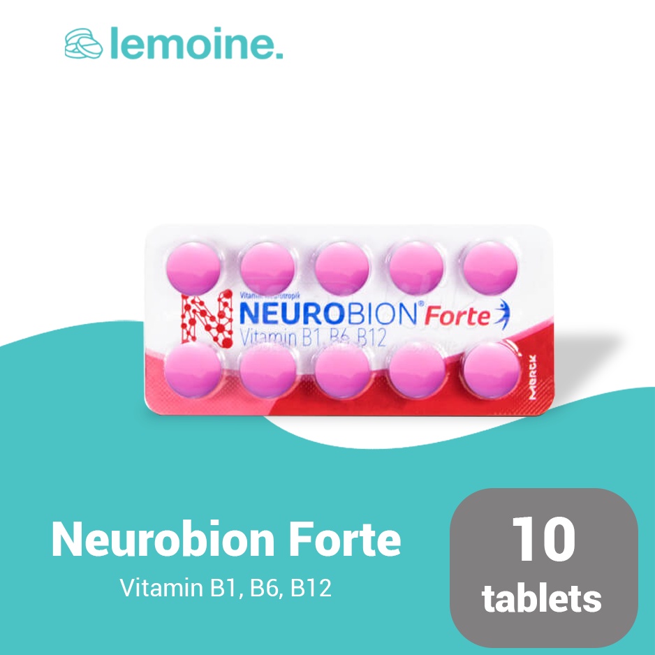 Jual Neurobion Forte 5000 untuk Kebutuhan Vitamin B1,B6, B12 (10 Tablet