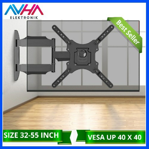 Jual BRACKET TV BRACKET SWIVEL BRACKET TV SWIVEL SIZE 32 55