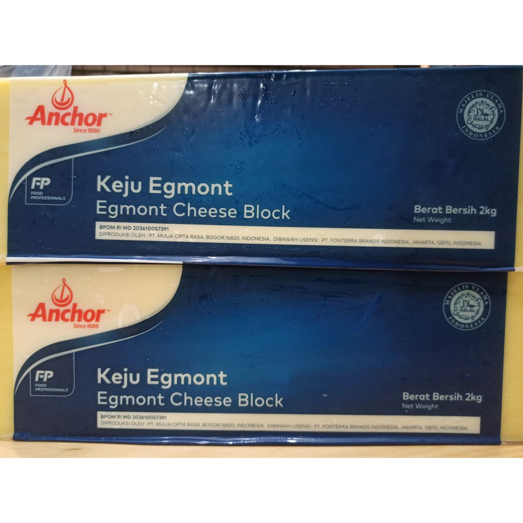 Jual Egmont Cheese Block 2kg Shopee Indonesia