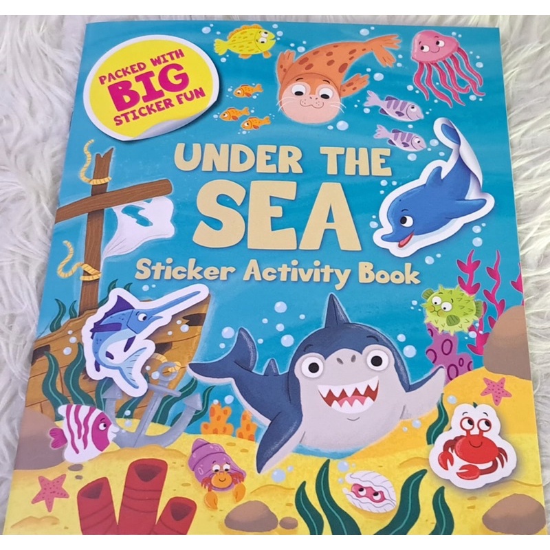 Jual (BI) Buku Import Anak Under the Sea Sticker Activity Book (With