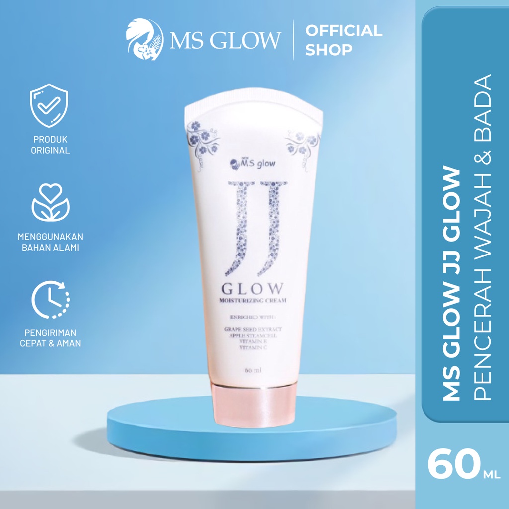 Jual MS Glow JJ Glow Moisturizer Cream Original Ampuh Mencerahkan Kulit