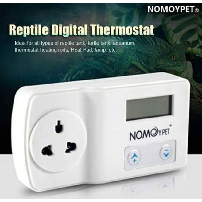 Jual NomoyPet Digital Thermostat Reptile Kura BD Pengatur suhu reptil
