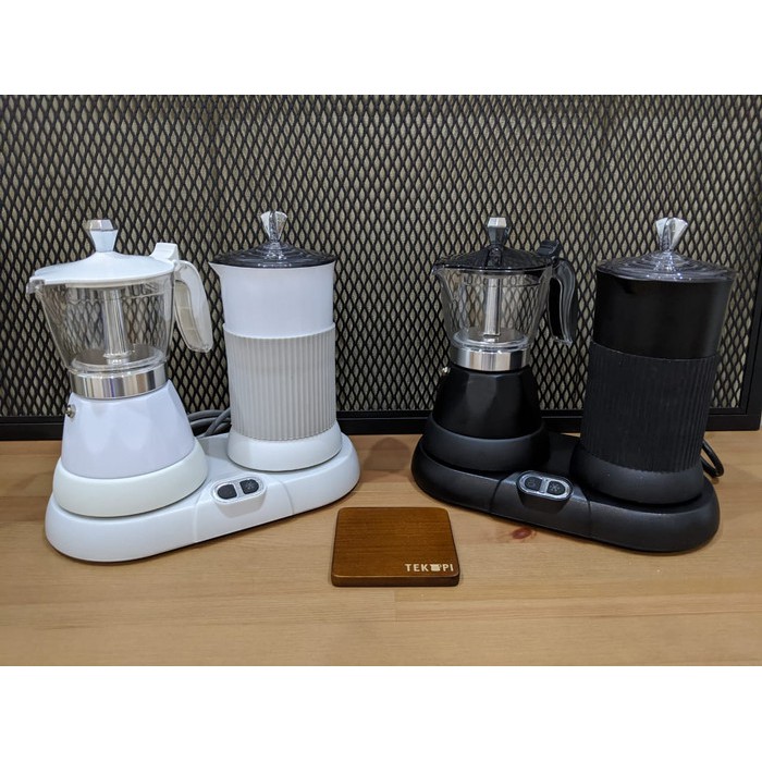 Jual Moka Pot Electric With Milk Frother Set Coffee Maker Zephyr SLG Shopee Indonesia