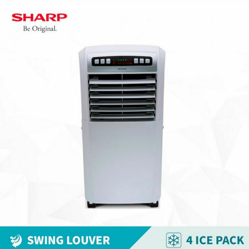 Jual Sharp Air Cooler PJA55TYW (Putih) Kipas Angin Penyejuk Udara 6