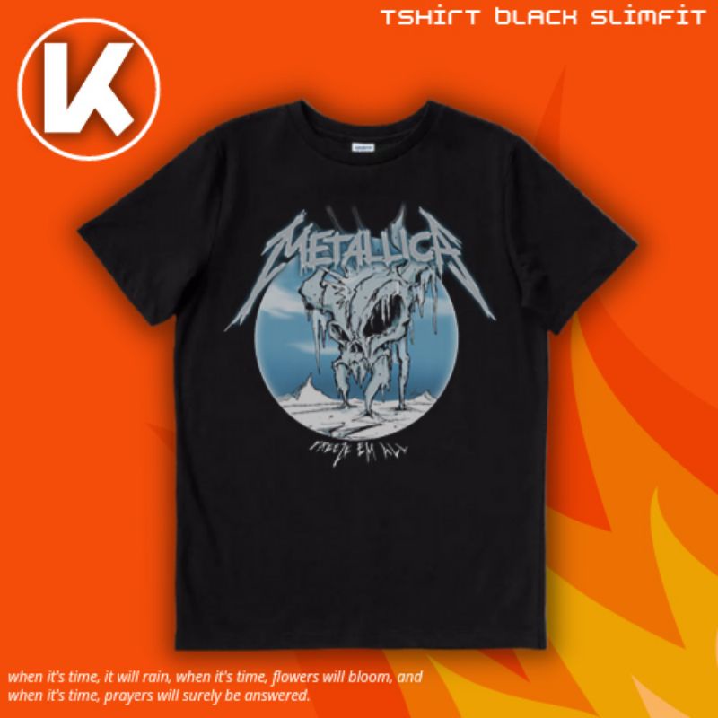 Jual KAOS BAND METALLICA FREEZE EM ALL KAOS T SHIRT METALLICA