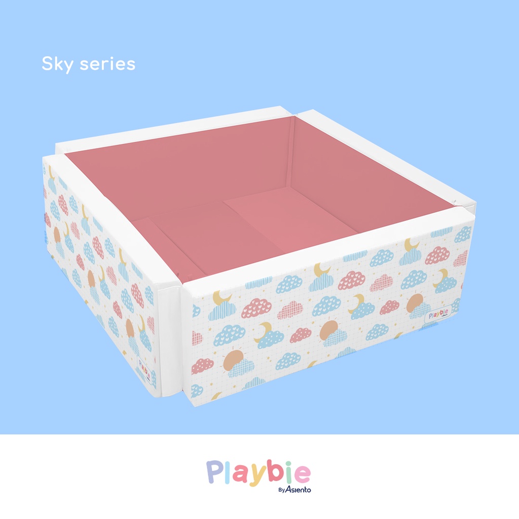 Jual Pattern Sky 1 Bumper Box / Bumper Bed / Alas Bayi / Matras Bayi