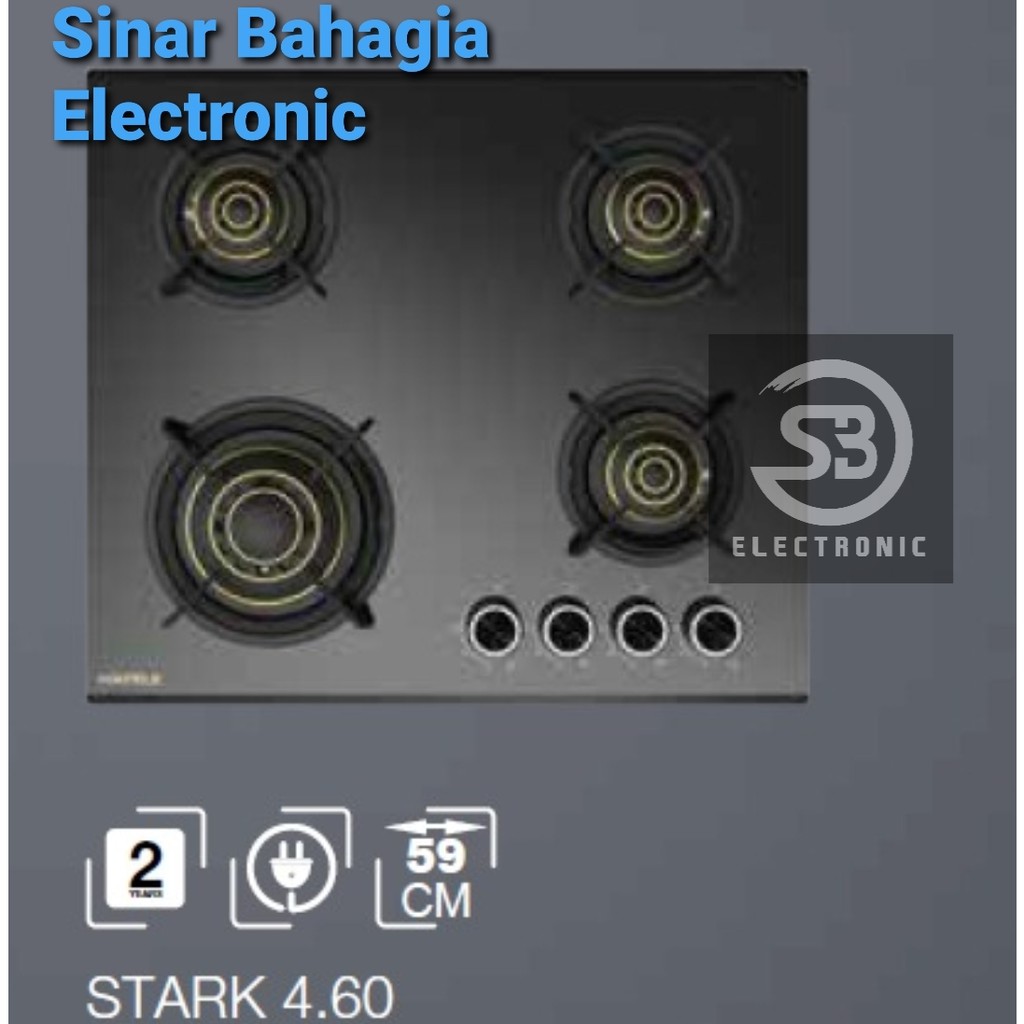 Jual HAFELE STARK4.60 BUILTIN HOB 4 TUNGKU (NEW) (KHUSUS BANDUNG