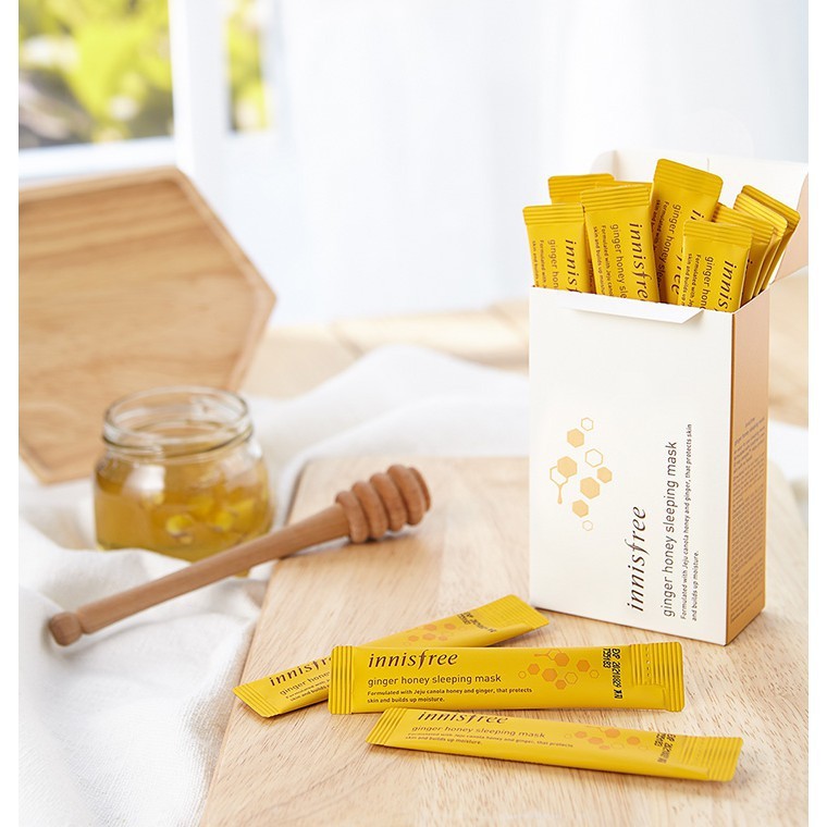 Jual GPINNISFREE Ginger Honey Sleeping Mask (4ml x 15pcs) Shopee Indonesia