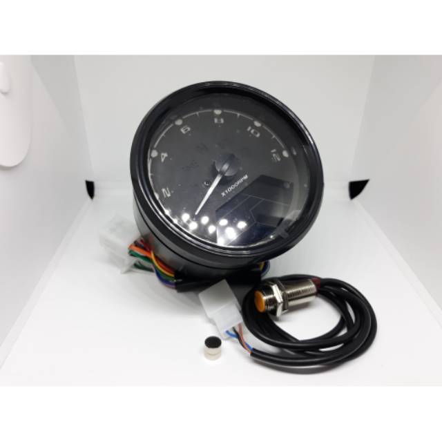 Jual Speedometer spidometer spido speedo digital baboon bulat japstyle