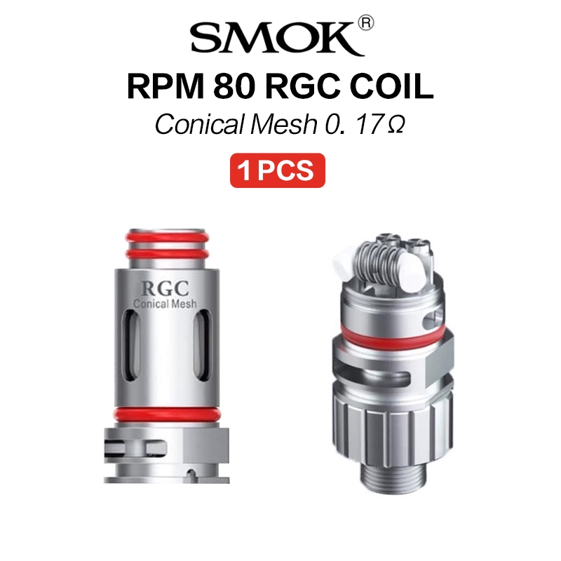 Jual SMOK RPM80 RGC COIL MESH 0.17 BEST FOR 40 80 WATT Shopee Indonesia