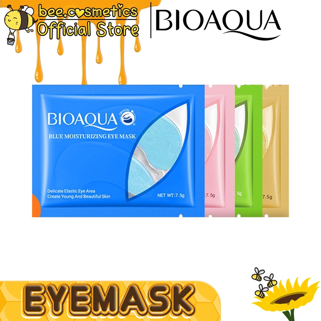 Jual BIOAQUA MOISTURIZING EYE MASK / MASKER MATA 7.5GR ( BLUE / GOLDEN