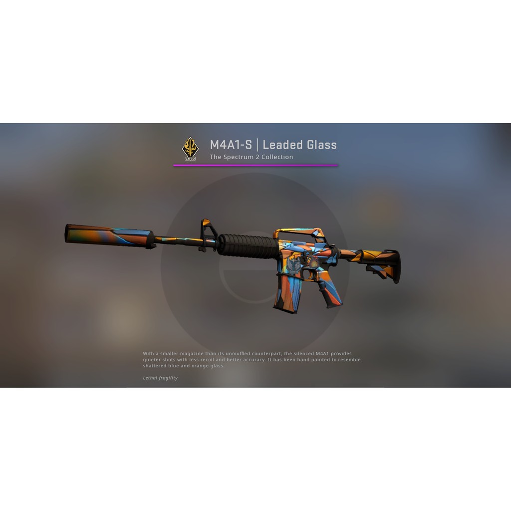 Jual SKIN CSGO M4A1S LEADED GLASS + STICKERS Shopee Indonesia