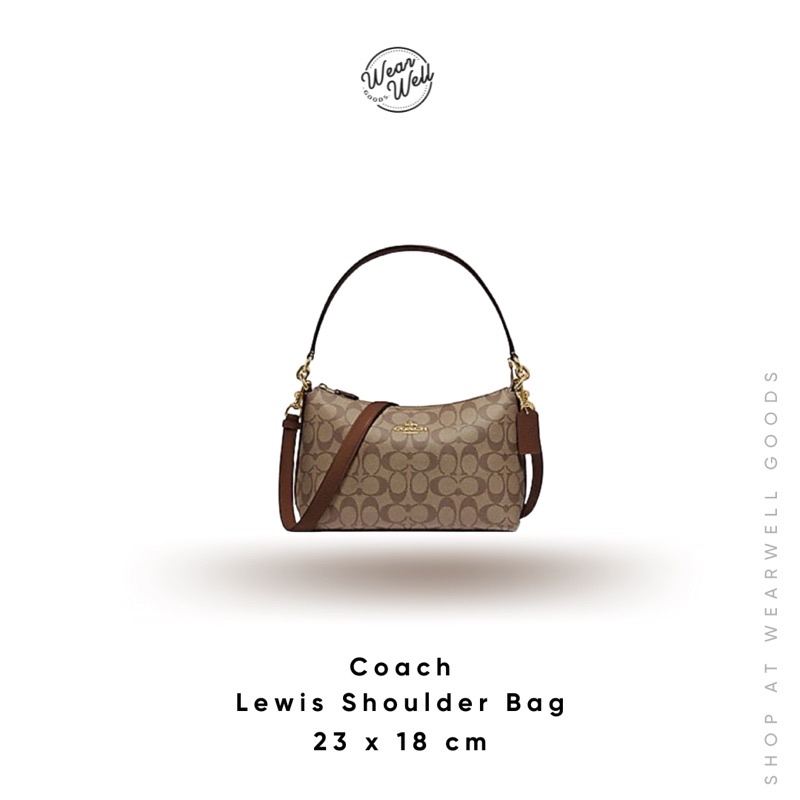 Jual Coach Lewis Shoulder Bag Shopee Indonesia