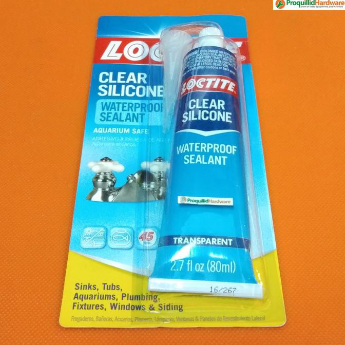 Jual Lem Silen Silikon 80ML LOCTITE Clear Silicone Waterproof Sealant