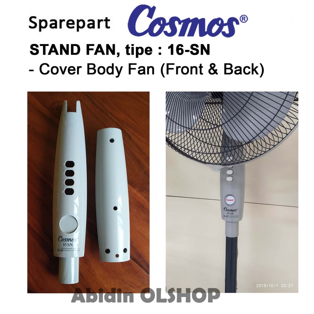 Jual Spare part kipas angin COSMOS tipe 16 SN Cover Body fan. Front