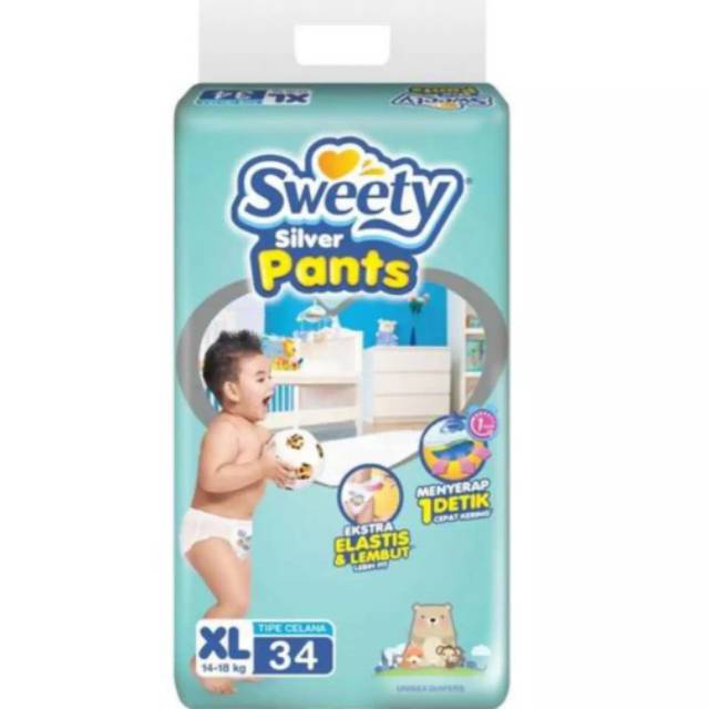 Jual Sweety Silver pants XL 34 Shopee Indonesia