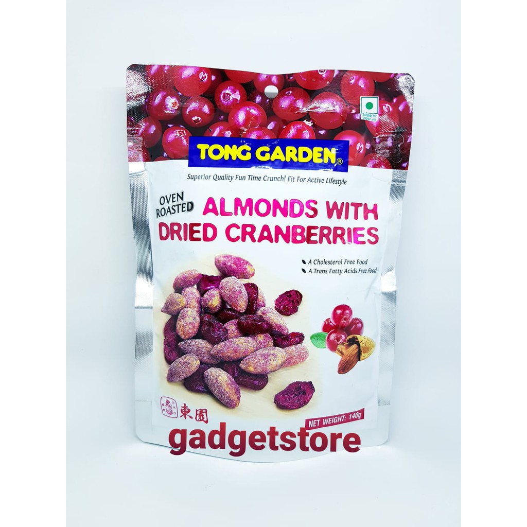 Jual Kacang Tong Garden Almond with Dried Cranberries 140g Shopee