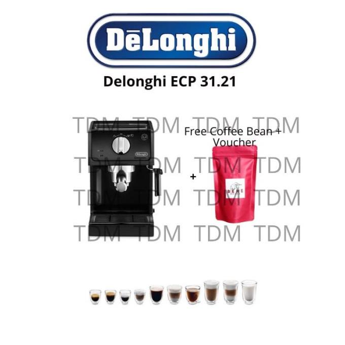 Jual mesin kopi / coffee maker / espresso machine delonghi ECP 31.21