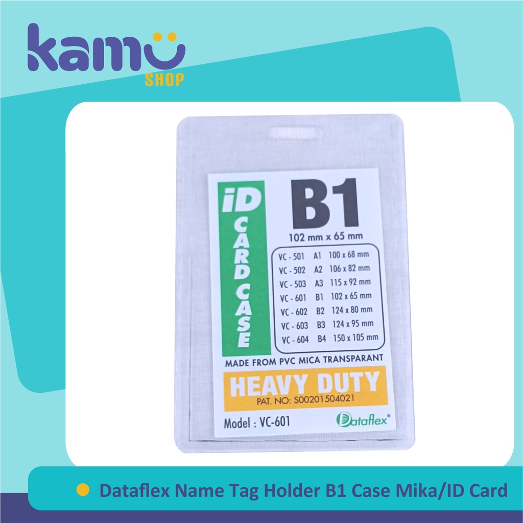 Jual Dataflex Id Card B1 / Card Holder / Name Tag Holder Case Plastik