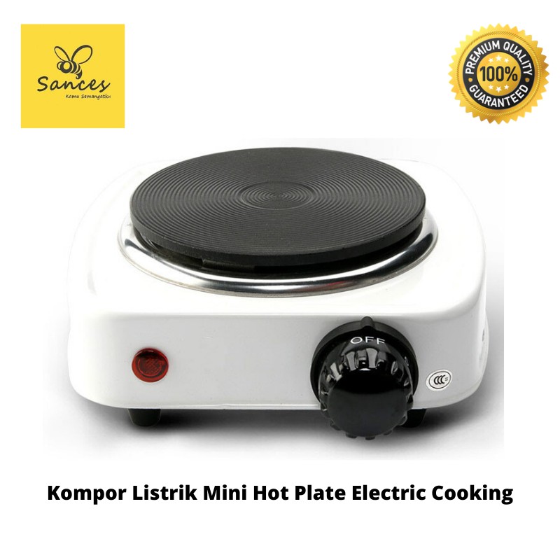 Jual Kompor Listrik Mini Hot Plate Electric Cooking 500W White Shopee
