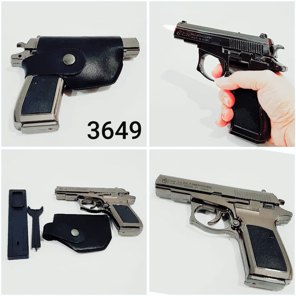 Jual Korek Api Pistol Makarof Full besi 3649 Z83 Korek api mancis