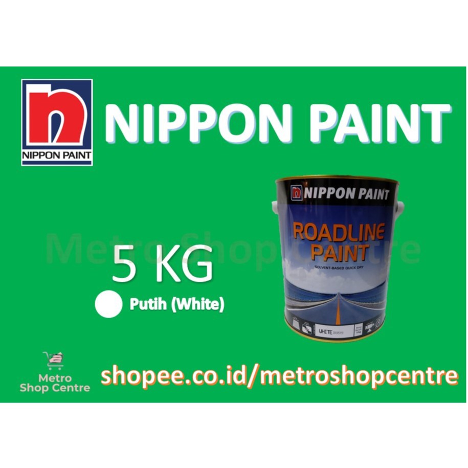Jual NIPPON PAINT Cat Jalan Roadline / Road Line Paint 5 Kg (Galon