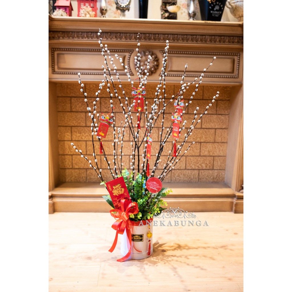 Jual Pussy Willow Pohon Tahun Baru Cina Imlek Chinese New Year Tree