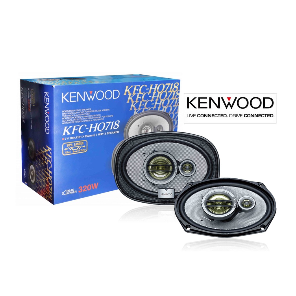 Jual Kenwood KFCHQ718 3Way Oval Speaker 7x10 Legendary HQR Series Set