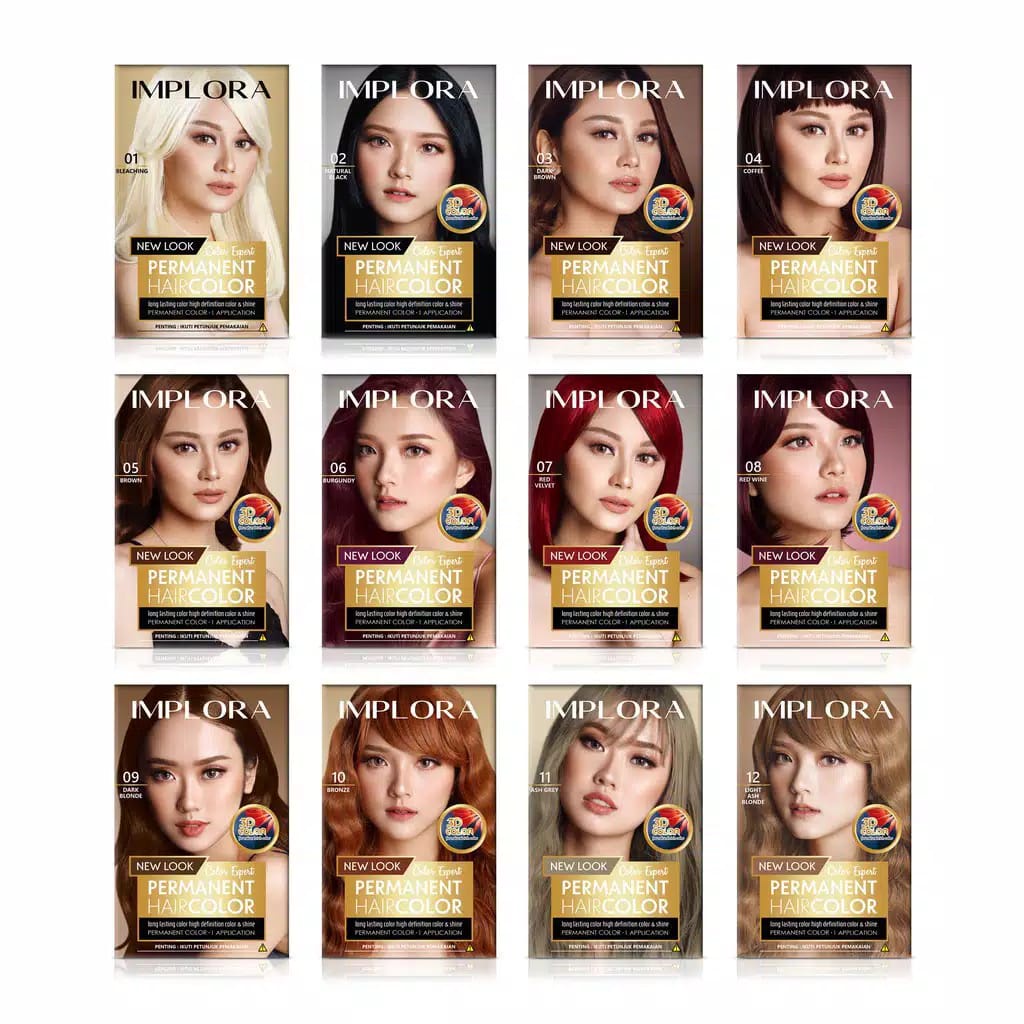 Jual IMPLORA Permanent Hair Color Indonesia IMPLORA PERMANENR HAIR