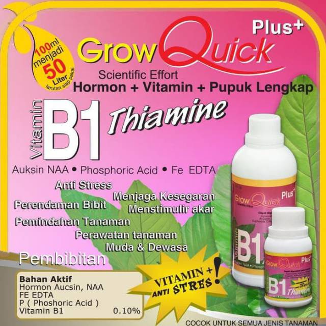 Jual Vitamin B1 Plus (tanaman) Shopee Indonesia