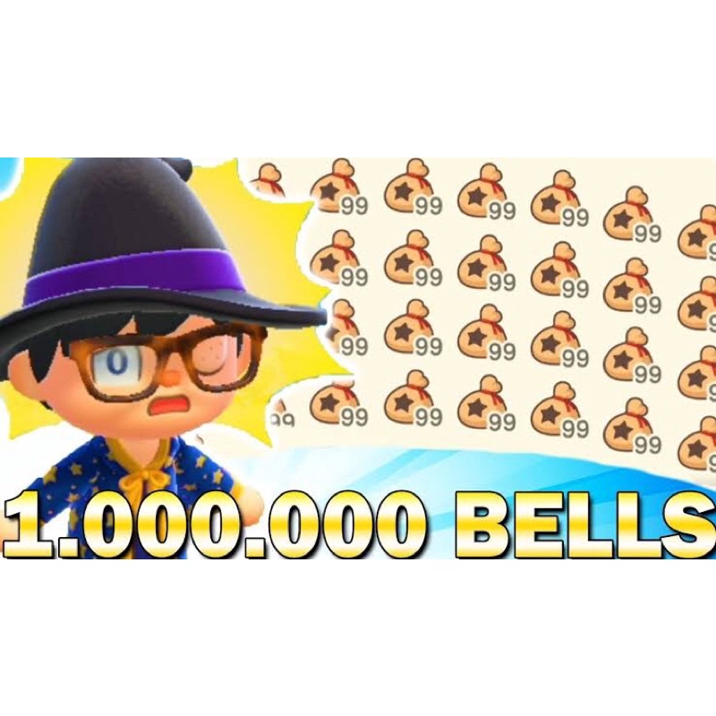 Jual Animal Crossing Game 1.000.000 Bells Bell Nintendo Switch ACNH