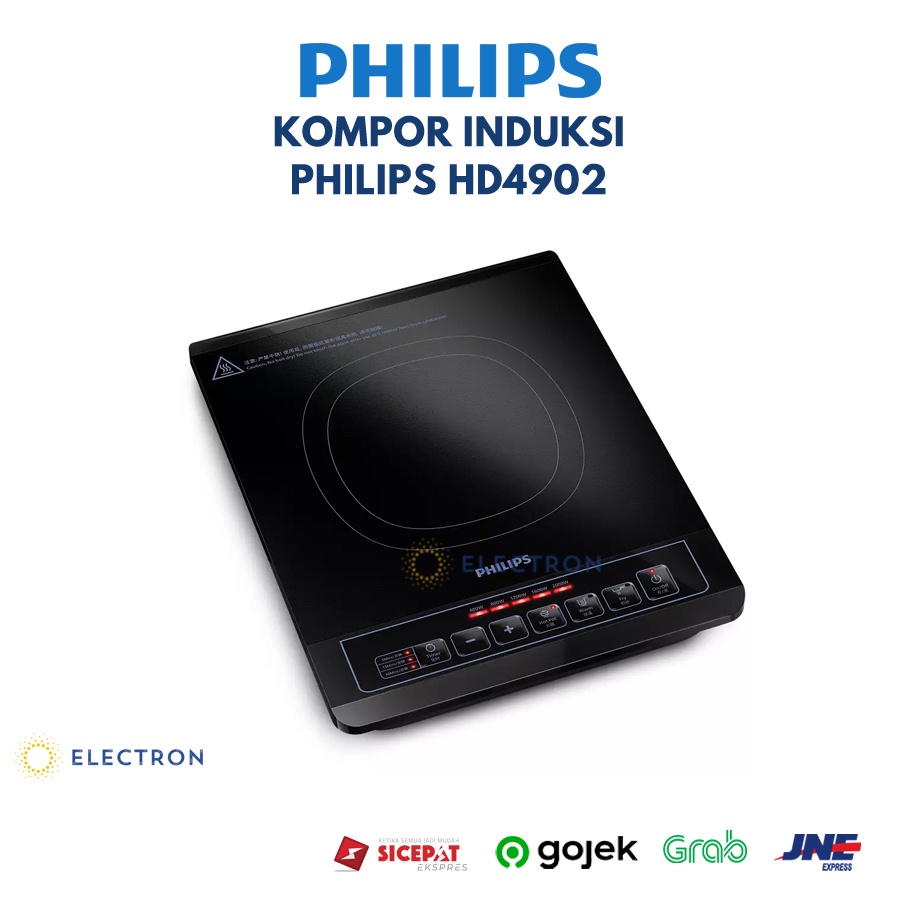 Jual Kompor Induksi Philips HD4902 Listrik Induction Cooker Kaca