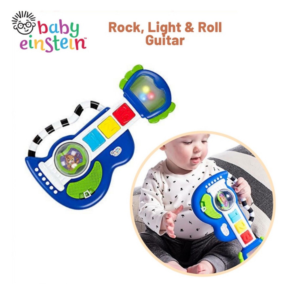Jual Baby Einstein Rock, Light and Roll Guitar Shopee Indonesia