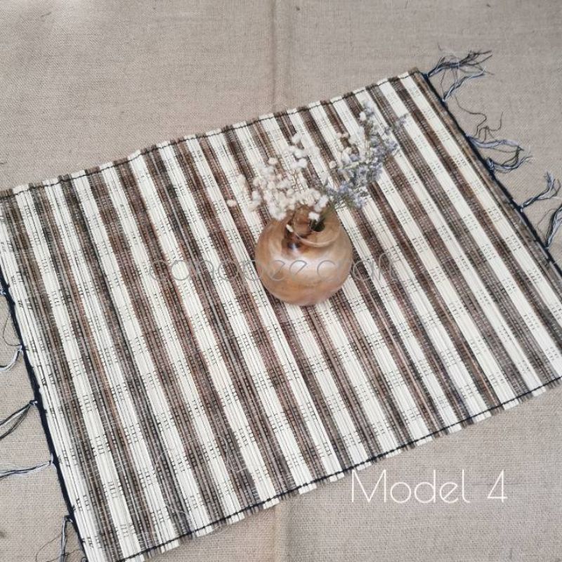 Jual PLACEMAT TENUN LIDI TATAKAN PIRING ALAS FOTO LIDI Shopee Indonesia