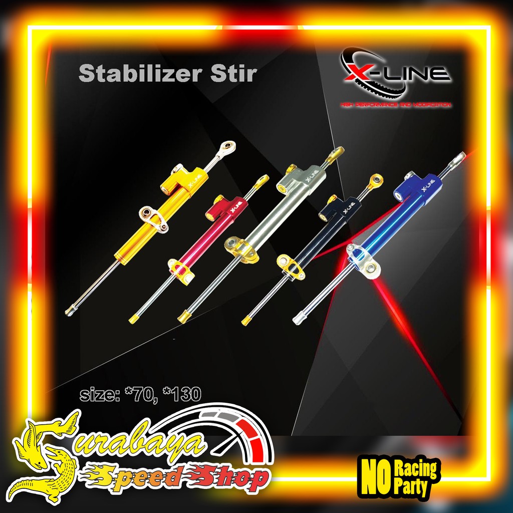Jual XLine Stabiliser Stabilizer Body Rangka Stang Xline 601 Ukuran