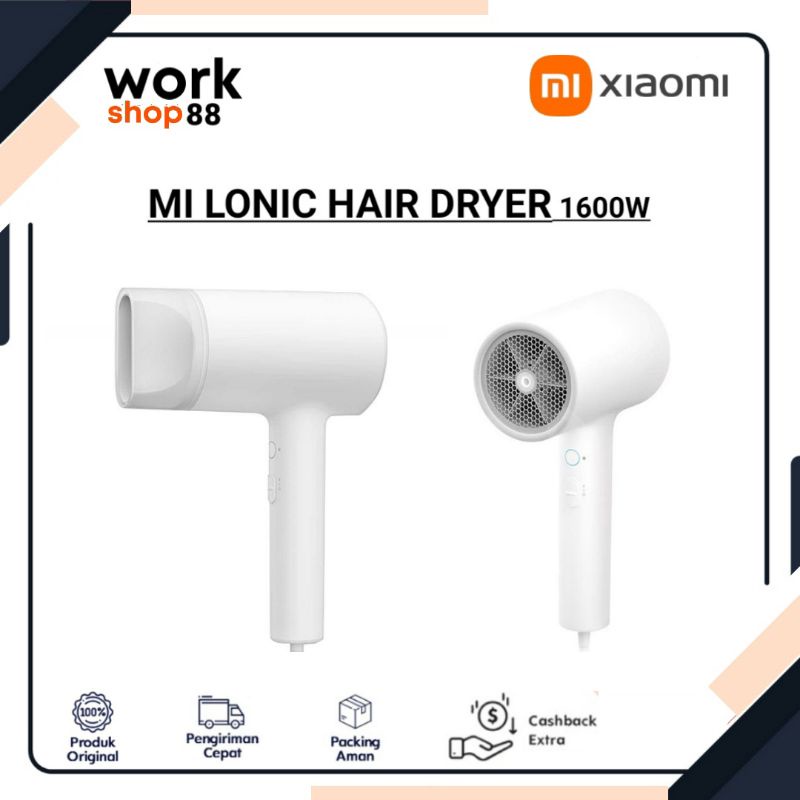 Jual Baru Xiaomi Mi Lonic Hair Dryer Profesional Mijia New Original