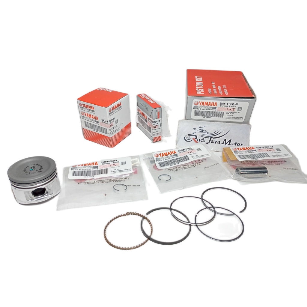 Jual PISTON KIT MIO LAMA SPORTY SMILE STANDAR STD 5MXE163000 ORI YAMAHA Shopee Indonesia