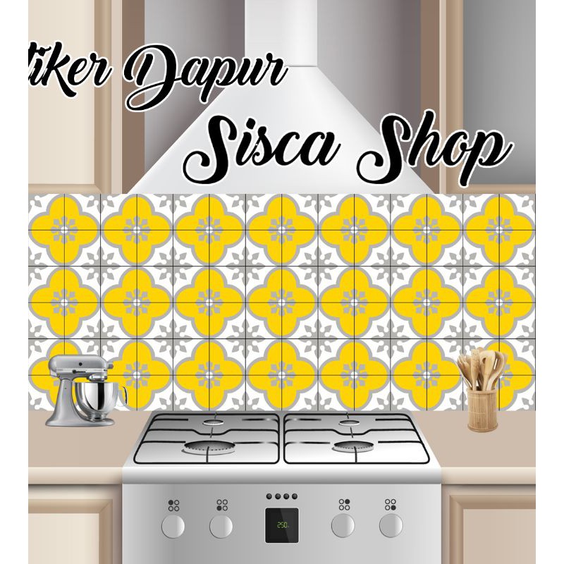 Jual WALLPAPER STIKER DINDING/DAPUR/KAMAR MANDI ANTI AIR TAHAN MINYAK