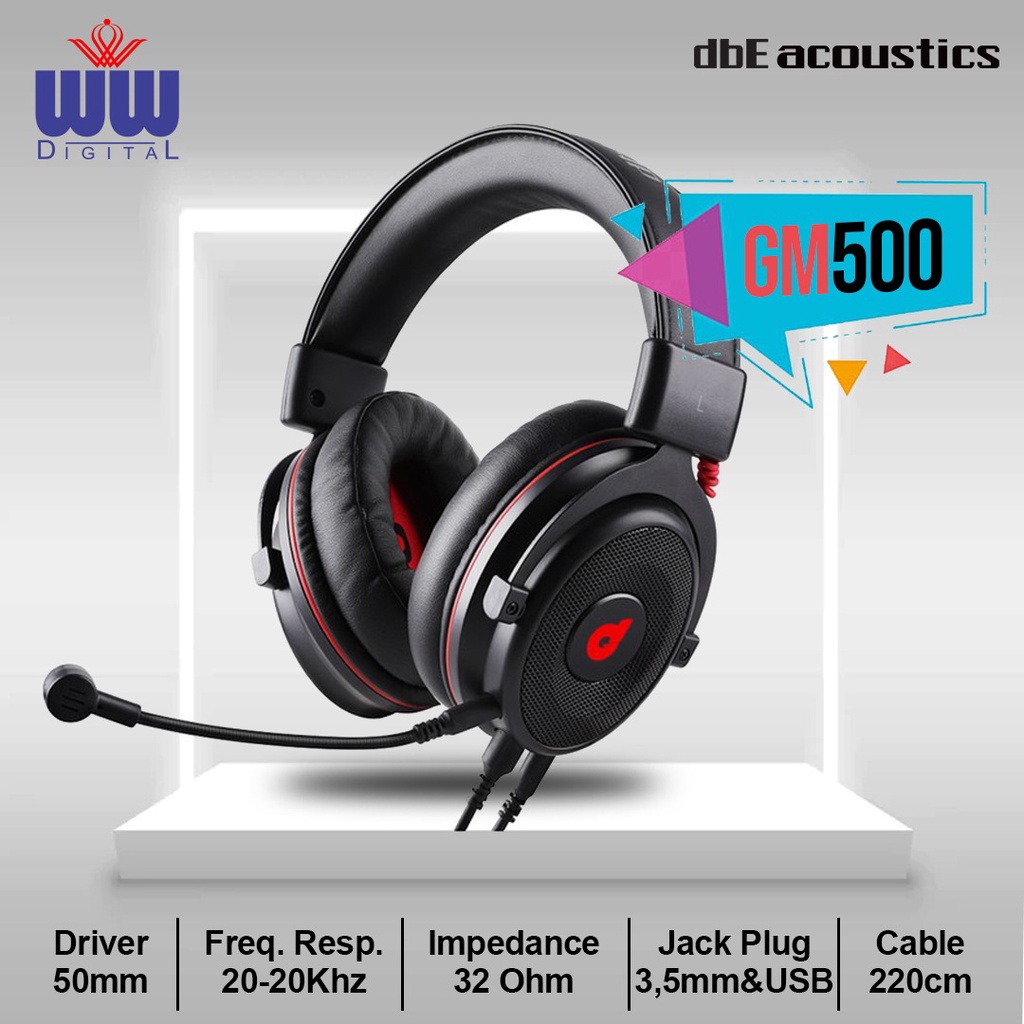 Jual Headphone dbE GM500 High End Gaming Headset Garansi Resmi
