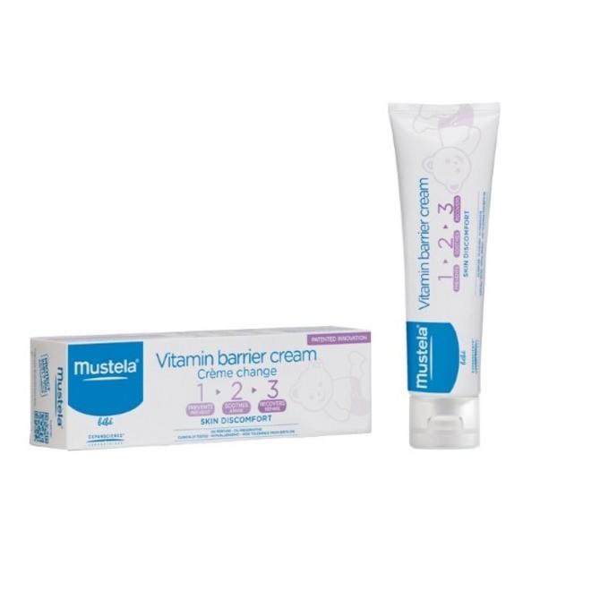 Jual Mustela Bebe Barrier Cream Vitamin Diaper Rash Krim Ruam Popok