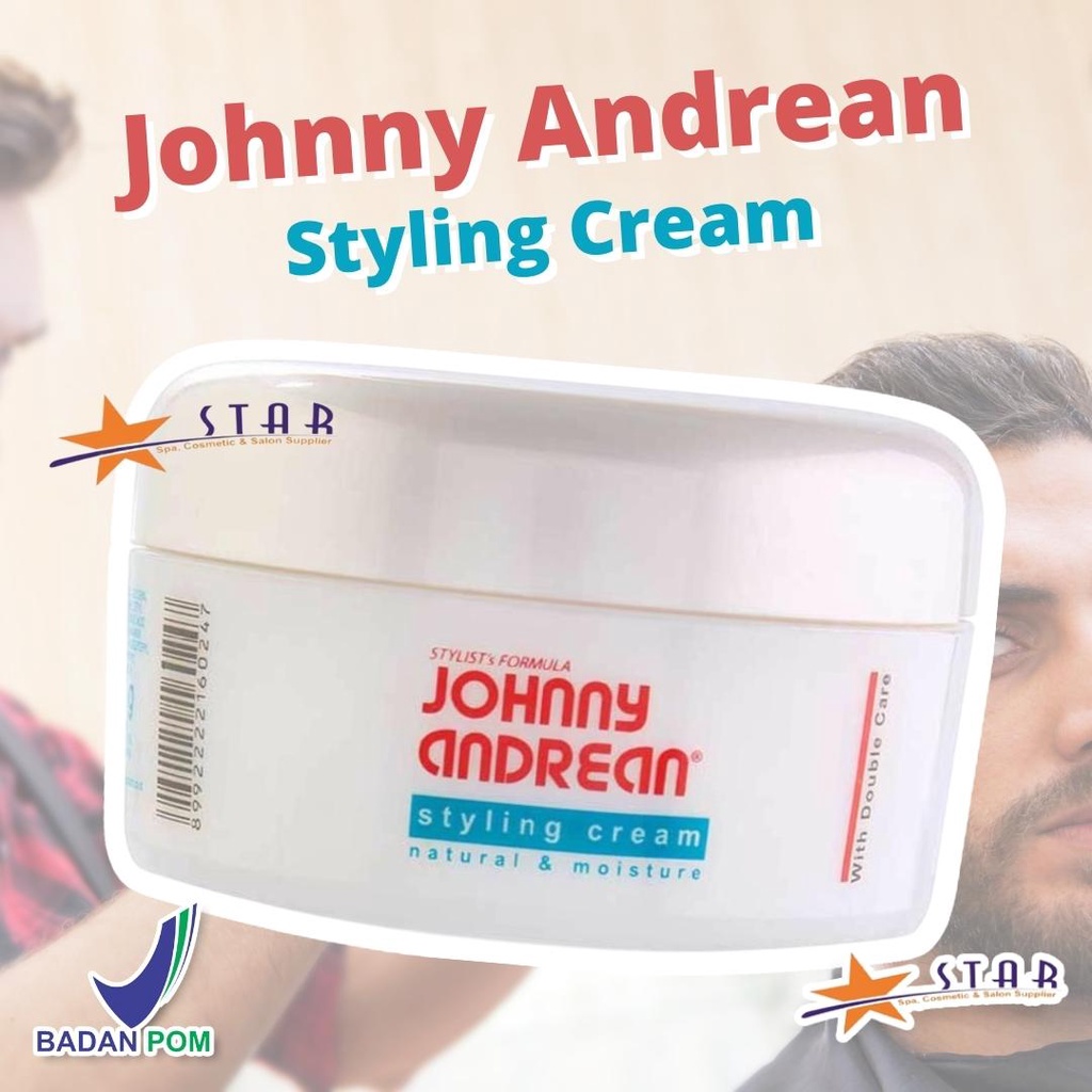 Jual STAR Johnny Andrean Styling Cream Natural & Moisture 125g