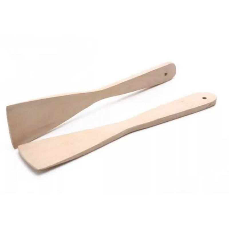 Jual Spatula Kayu / Sutil Kayu / Susruk Kayu / Sodet Kayu Ujung Kotak