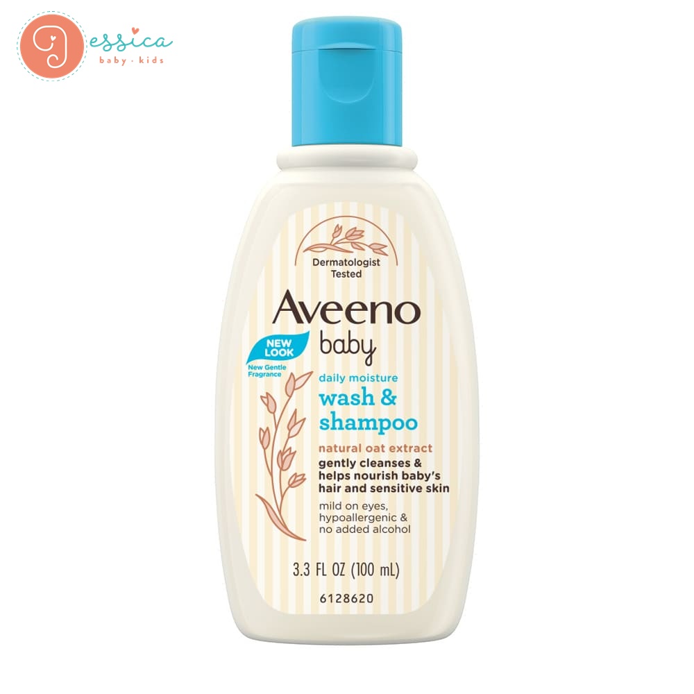 Jual Aveeno Baby Wash & Shampoo Sabun & Shampoo Bayi (100 mL