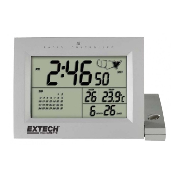 Jual Extech 445810 Radio Controlled Thermometer Calendar/Clock with