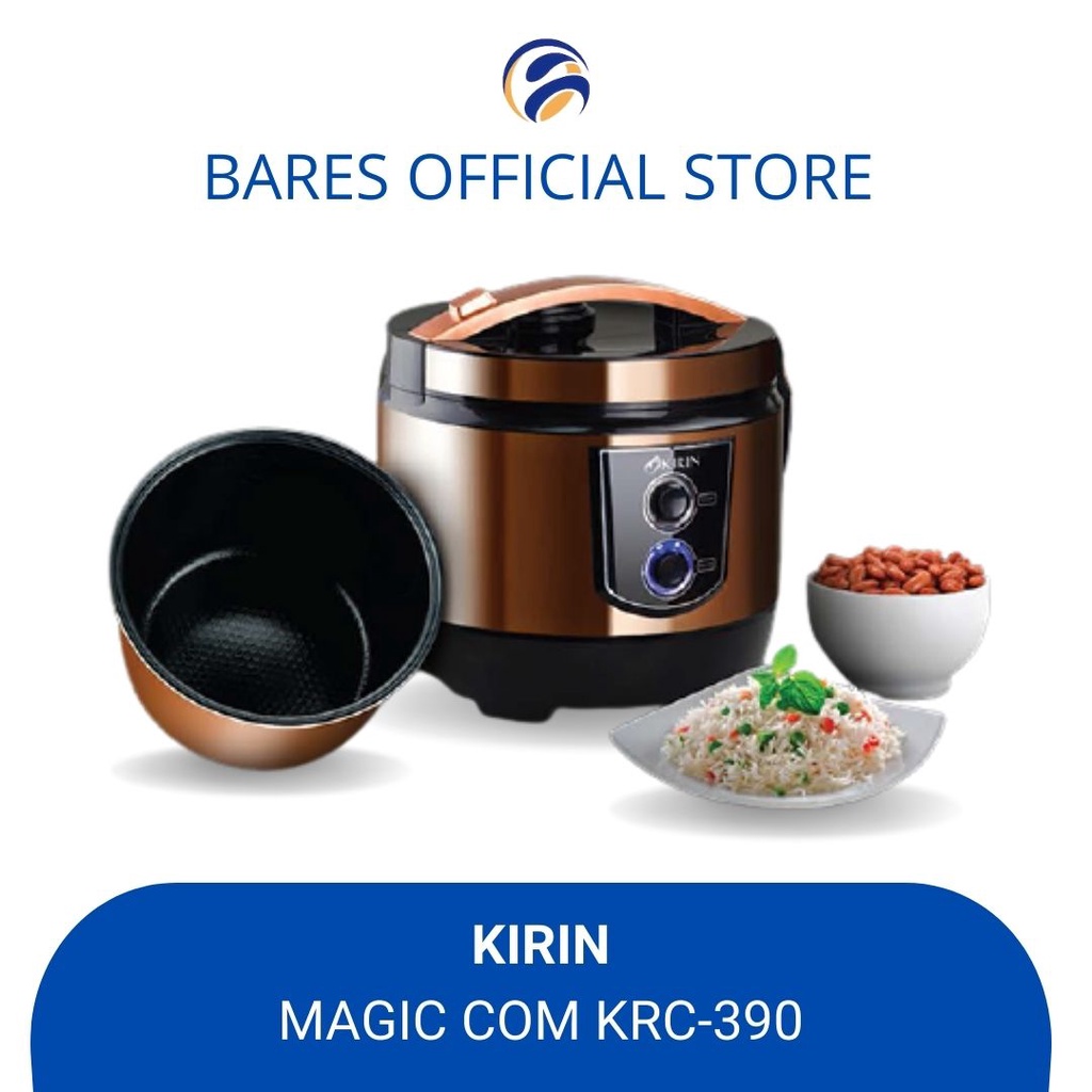 Jual KIRIN Rice Cooker Magic com Kirin KRC390 (2 Liter) Shopee Indonesia